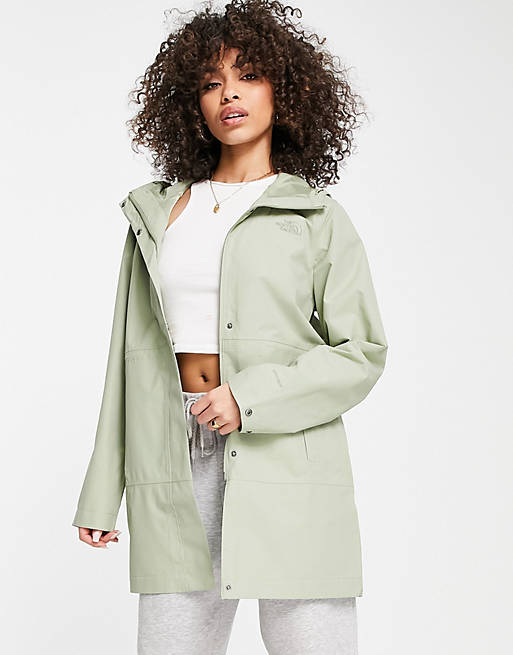 The North Face Woodmont parka in light green | ASOS