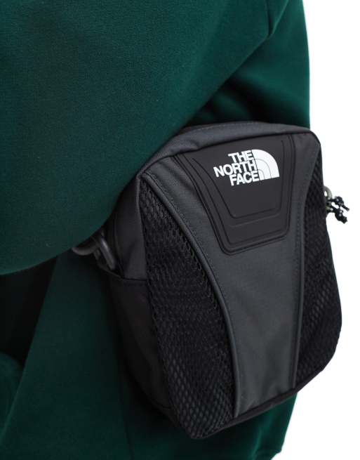 The North Face Y2K cross-body bag in black and gray