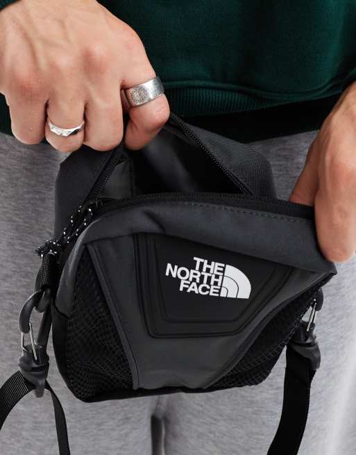 The North Face Y2K cross-body bag in black and gray