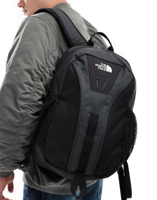 The North Face Y2k Daypack Backpack In Black And Gray In Burgundy