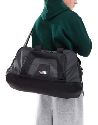 Y2K duffle bag in black and gray