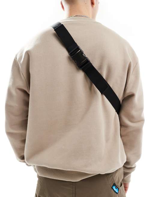 The North Face – Y2K – Grå, flerfärgad magväska med logga, 2 av 4