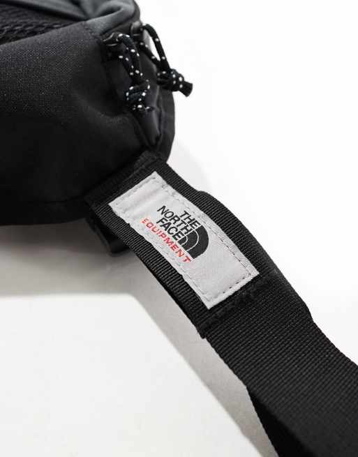 The North Face – Y2K – Grå, flerfärgad magväska med logga, 4 av 4