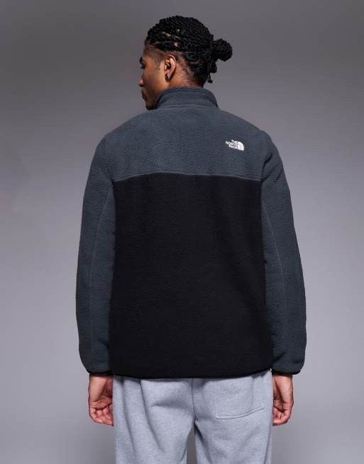 The North Face Yumiori 1/4 zip colourblock fleece in black, 3 of 5