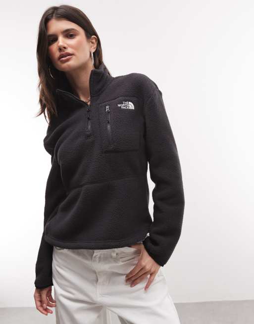 The North Face Yumiori 1/4 zip fleece in black, 2 of 4