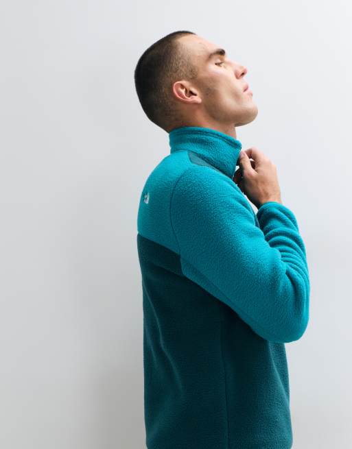 The North Face Yumiori 1/4 zip fleece in green, 4 of 5