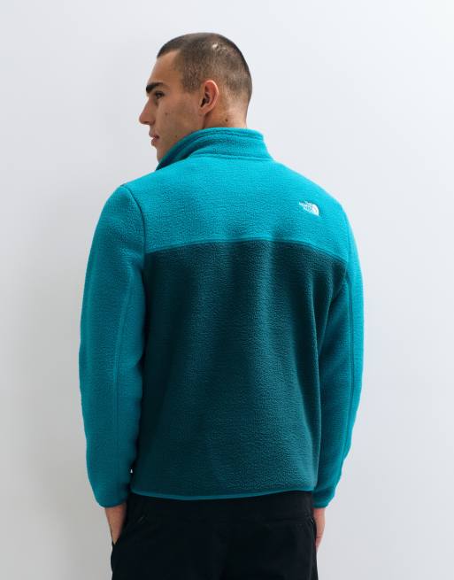 The North Face Yumiori 1/4 zip fleece in green, 5 of 5