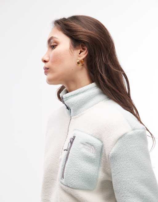 The North Face Yumiori 1/4 zip fleece in off white, 2 of 4