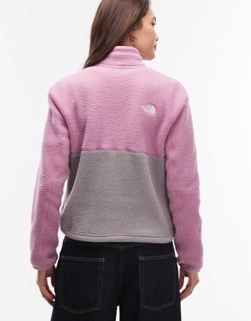 The North Face Yumiori 1/4 zip fleece in purple, 4 of 4