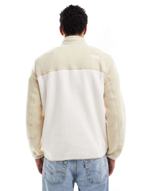 The North Face Yumiori 1/4 zip fleece in white, 4 of 4