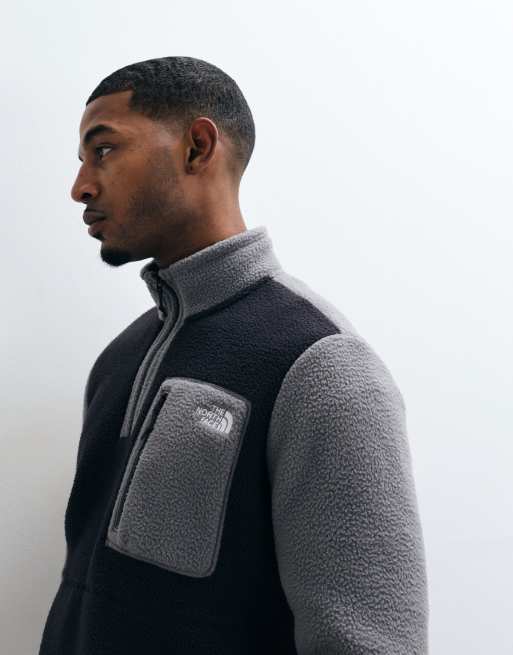 The North Face Yumiori 1/4-zip i sort og grå, 4 af 5