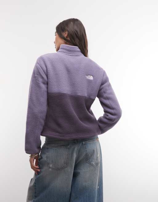 The North Face Yumiori 1/4-Zip in Grau und Lila, 4 von 4