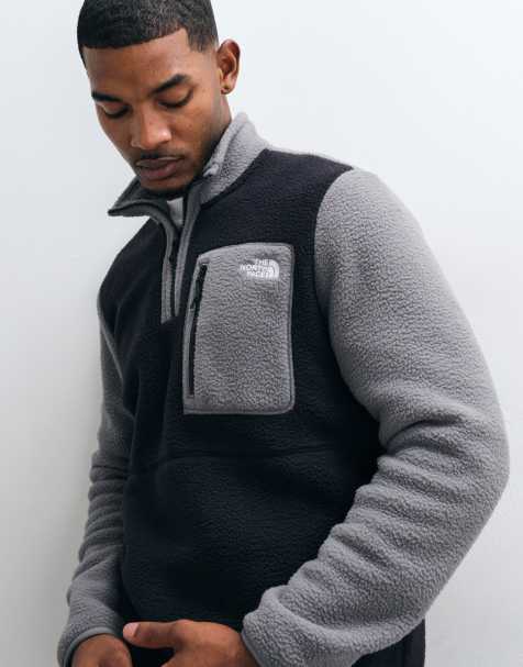 The North Face Yumiori 1/4-Zip in Schwarz und Grau - view 1