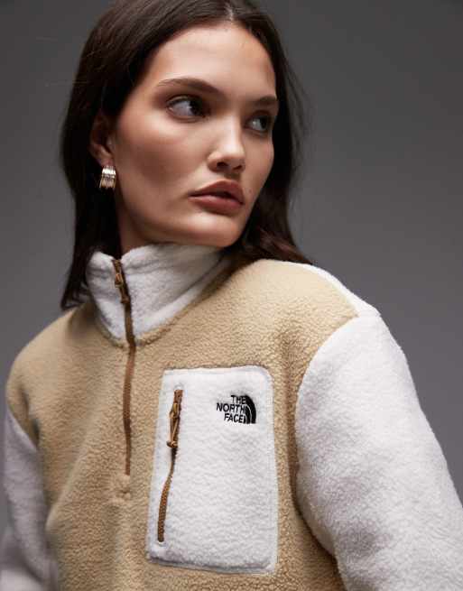 The North Face - Yumiori - Beige fleece med 1/4 lynlås, 4 af 4