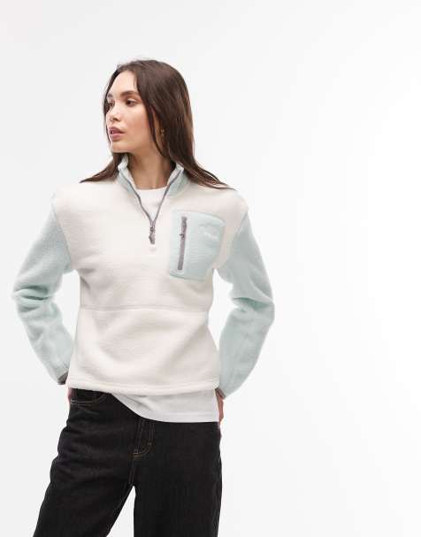 The North Face – Yumiori – Bluza polarowa z zamkiem pod szyją, w kolorze złamanej bieli - view 1