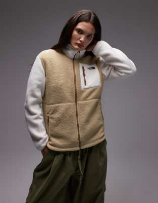 The North Face - Yumiori - Fleece-Jacke in Beige mit Reißverschluss-Neutral