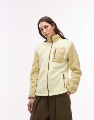 The North Face - Yumiori - Fleece-Jacke in Gelb mit Reißverschluss