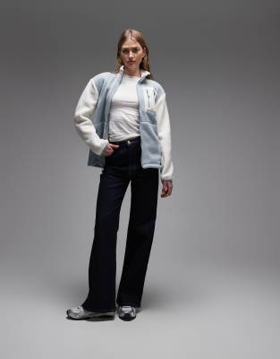 The North Face - Yumiori - Fleece-Jacke in Grau mit Reißverschluss