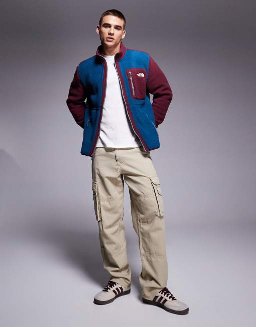 The North Face - Yumiori - Fleece met rits en kleurvlakken in marineblauw