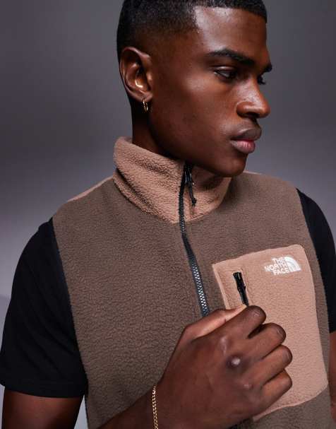 The North Face – Yumiori – Fleece-Weste in Braun mit Reißverschluss - view 1