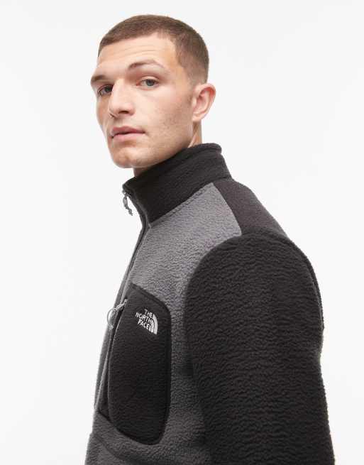 The North Face Yumiori full zip colourblock fleece in grey, 4 of 5