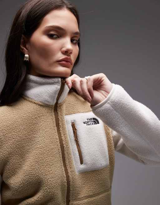 The North Face Yumiori full zip fleece in beige ASOS
