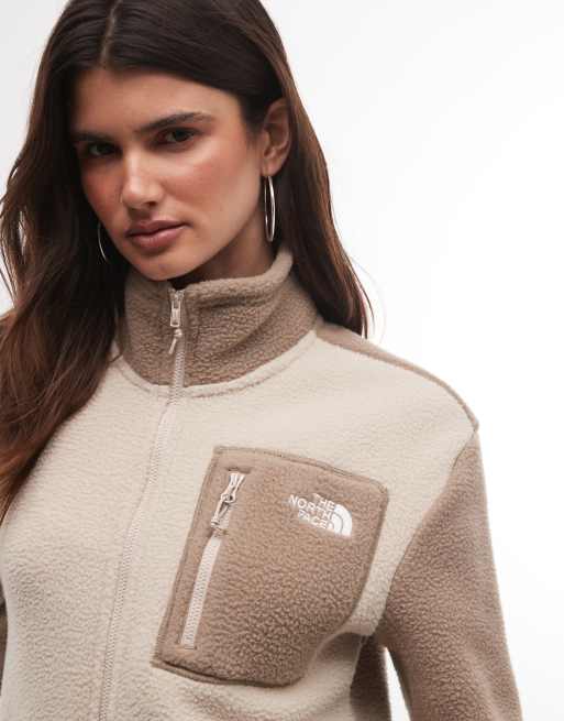 The North Face Yumiori full zip in taupe and brown, 2 of 4