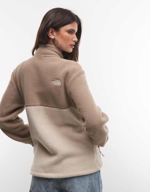 The North Face Yumiori full zip in taupe and brown, 4 of 4