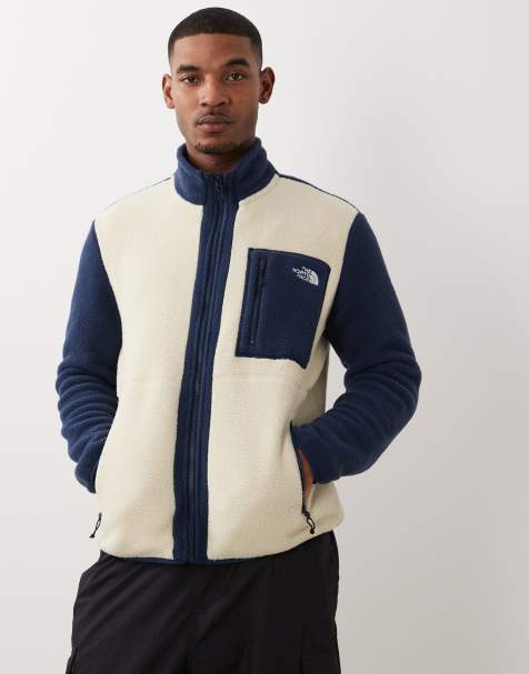 The North Face – Yumiori – Granatowa zapinana na zamek bluza polarowa z blokami kolorów - view 1