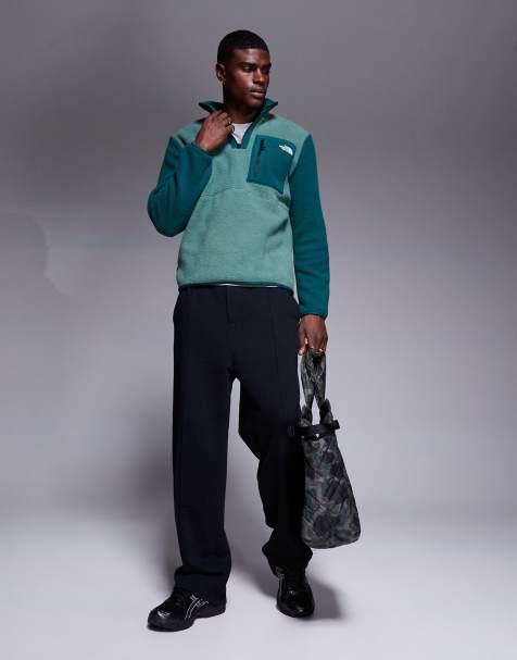 The North Face - Yumiori - Grøn fleece-trøje med 1/4 lynlås - view 1