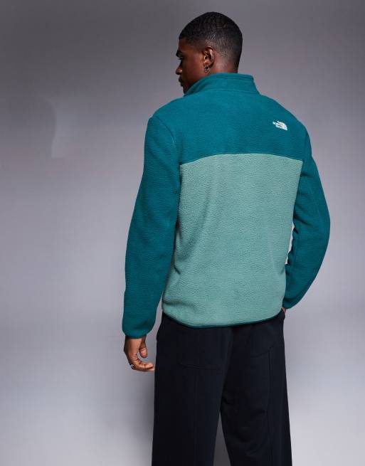 The North Face - Yumiori - Grøn fleece-trøje med 1/4 lynlås, 3 af 4