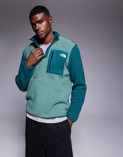 The North Face - Yumiori - Grøn fleece-trøje med 1/4 lynlås, 4 af 4
