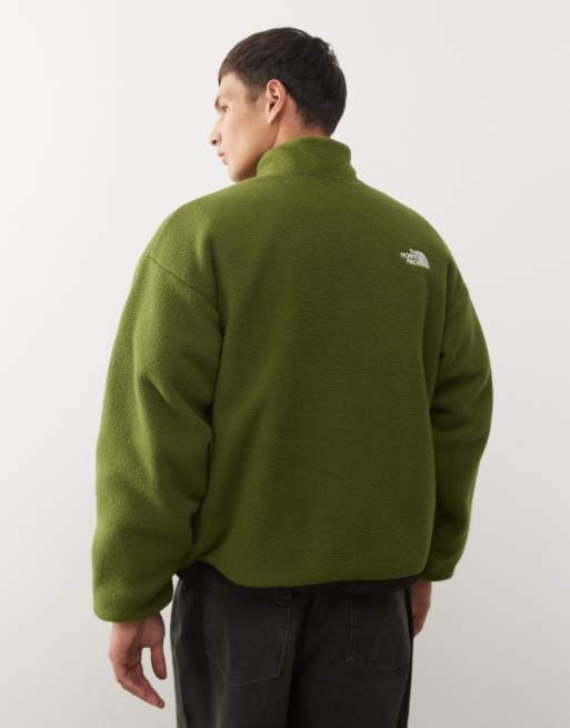 The North Face – Yumiori – Grön och svart, vändbar fleecejacka, 3 av 5