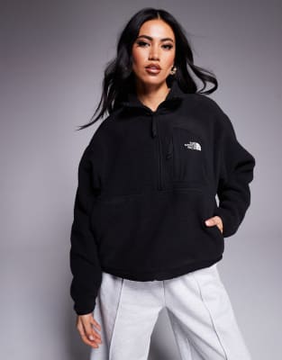 The North Face Yumiori Off Peak Half Zip Jacket In Black
