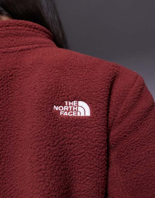 The North Face Yumiori Half Zip jacket in red
