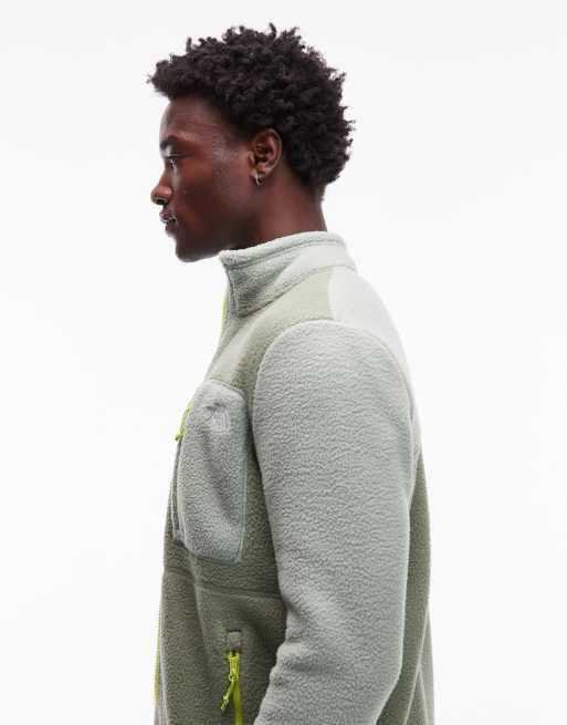 The North Face – Yumiori – Ljusgrön, blockfärgad fleecetröja med dragkedja, 4 av 5