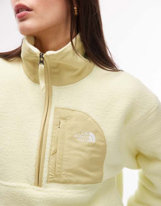 The North Face Yumiori off peak 1/2 zip fleece in yellow, 4 of 4