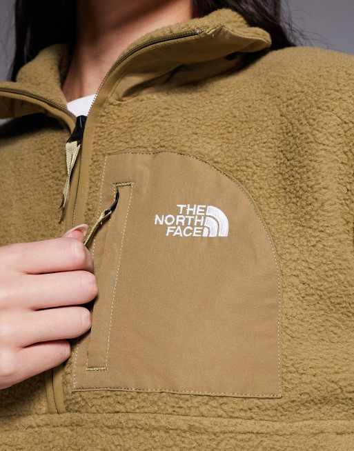 The North Face Yumiori Off Peak 1/2 zip fleece jacket in beige, 2 of 4