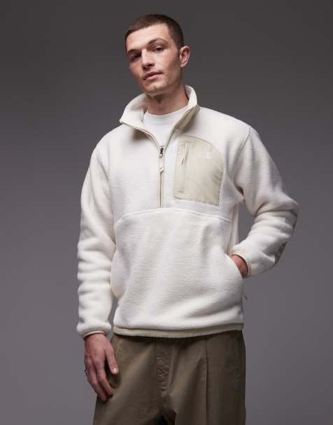 The North Face Yumiori Off Peak 1/2 zip jacket in off white - view 1