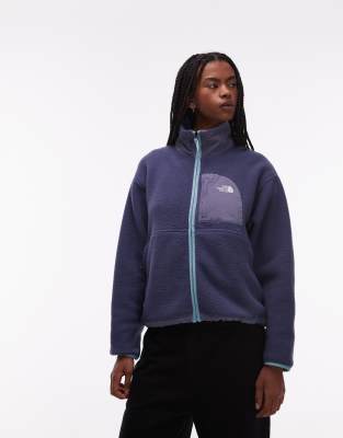 The North Face - Yumiori Off Peak - Fleece-Jacke in Blau mit Reißverschluss