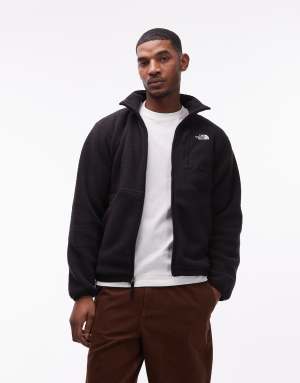 The North Face Yumiori Off Peak full zip fleece jacket in black