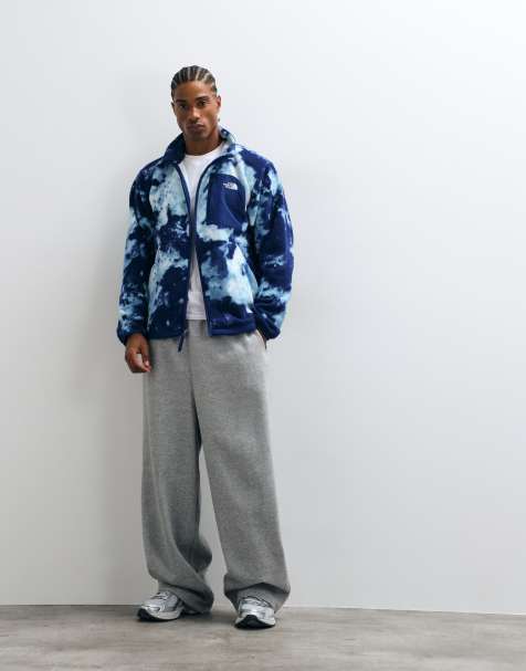The North Face Yumiori Off Peak full zip jacket in blue print - view 1