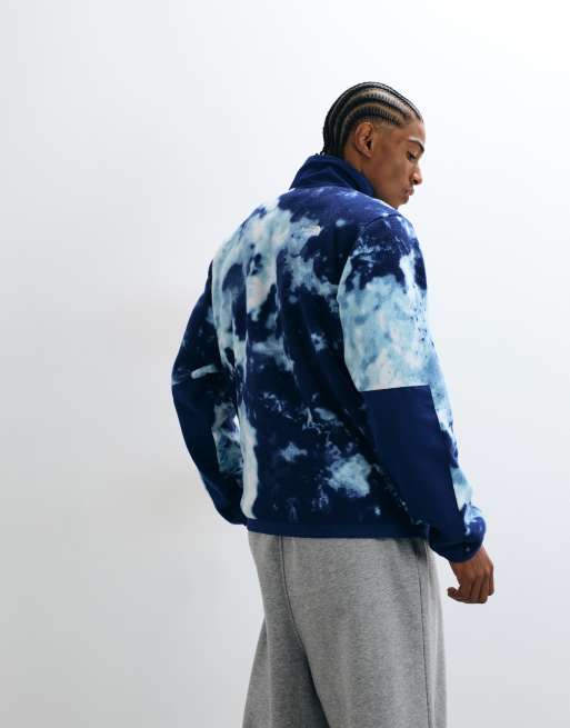 The North Face Yumiori Off Peak full zip jacket in blue print, 5 of 5