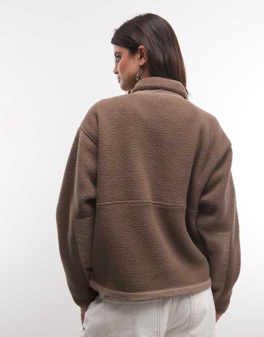 The North Face Yumiori Off Peak full zip jacket in brown, 4 of 4