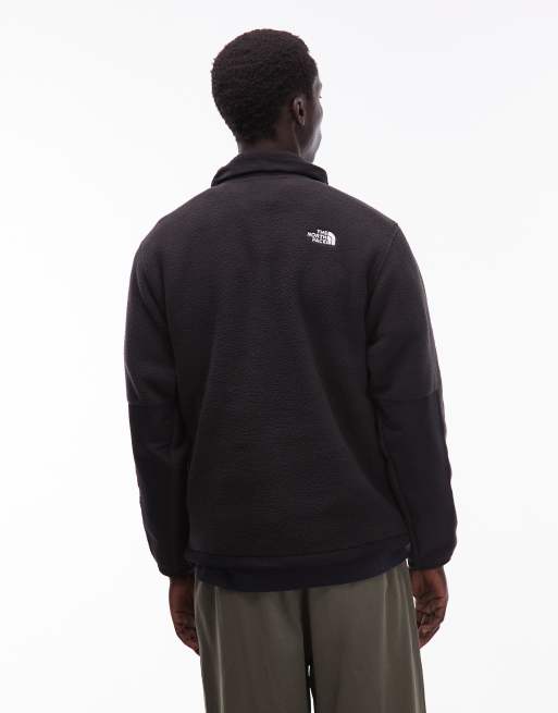 The North Face – Yumiori Off Peak – Schwere Fleece-Jacke in grauem Farbblockdesign mit halblangem Reißverschluss, 3 von 5