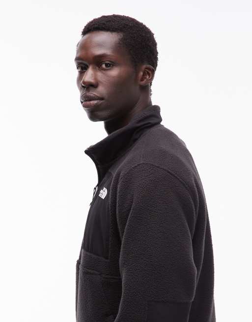 The North Face – Yumiori Off Peak – Schwere Fleece-Jacke in grauem Farbblockdesign mit halblangem Reißverschluss, 4 von 5