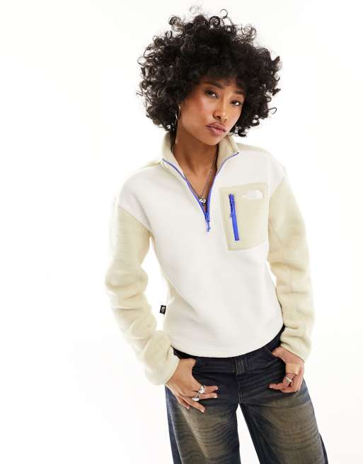 The North Face - Yumiori - Polaire color block épaisse à col zippé - Taupe