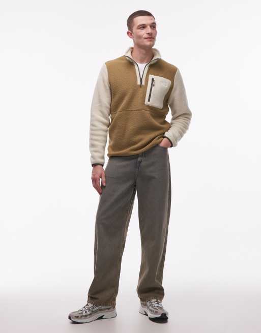 The North Face - Yumiori - Polaire effet color block à col zippé - Beige, 2 de 5