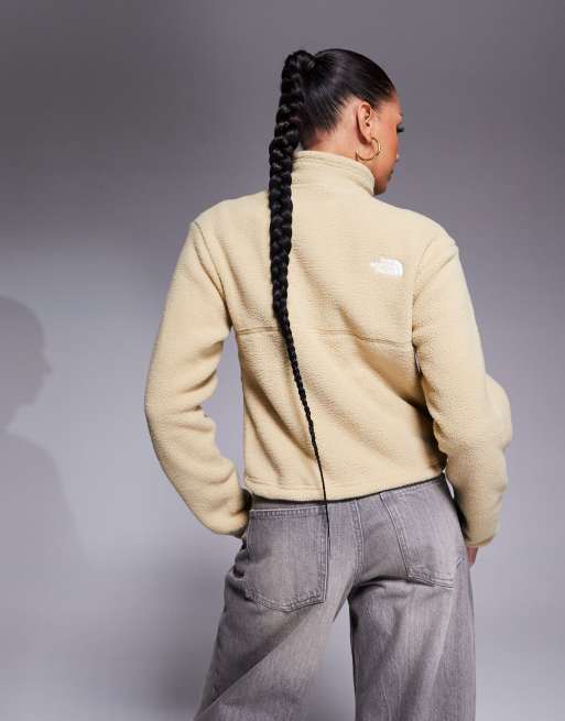 The North Face Yumiori quarter zip fleece in brown | ASOS