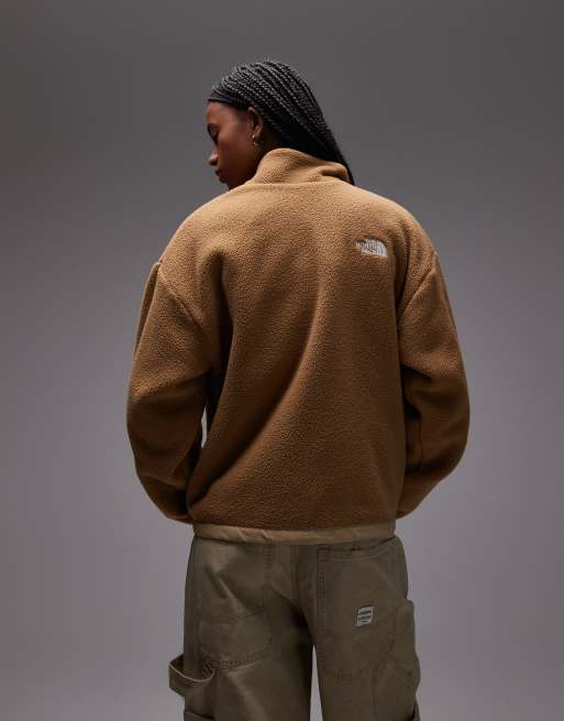 The North Face Yumiori reversible fleece jacket in beige, 4 of 4